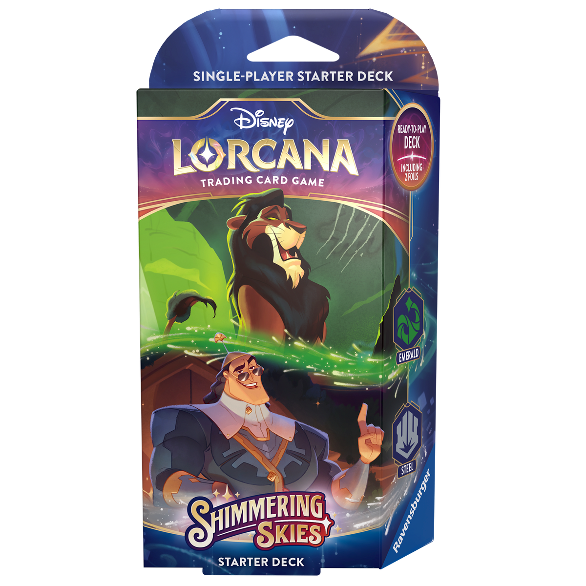 Shimmering Skies Starter Deck: Kronk & Scar (Emerald and Steel)
