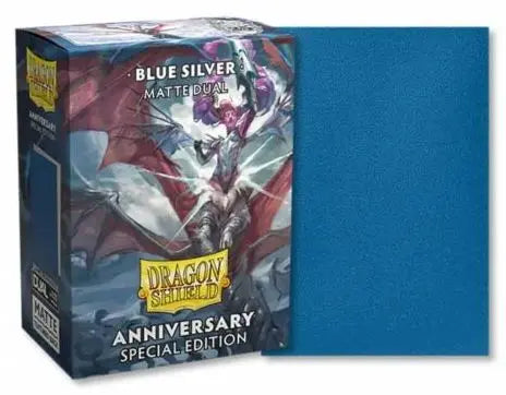 Dragon Shield - 100 Matte Dual Blue Silver