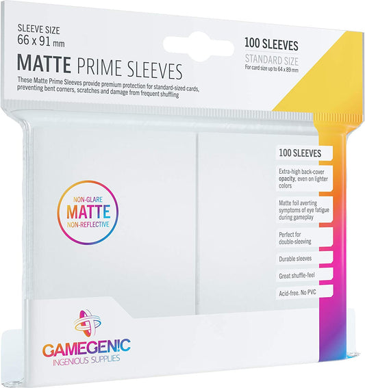 MATTE Prime Sleeves: White