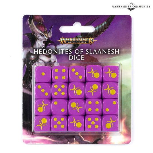 Hedonites of Slaanesh Dice Set