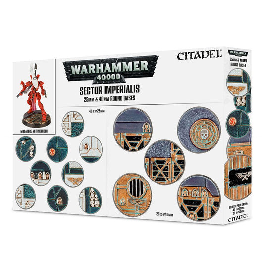 Sector Imperialis: 25 & 40MM Round Rases