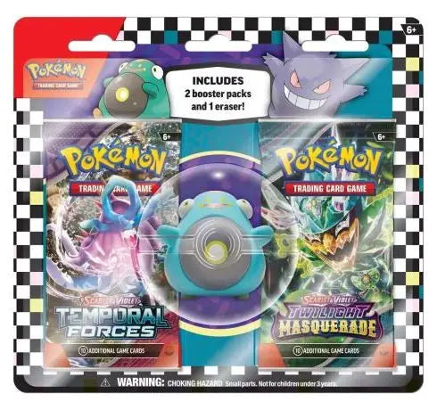 Pokemon Back To School Eraser Bliaster 2024 (Gengar/Bellibolt)
