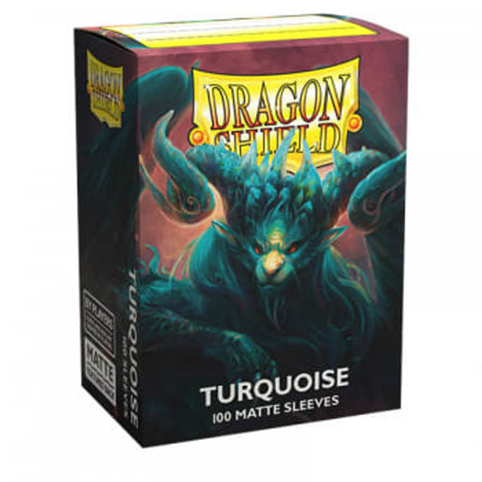 Dragon Shield - 100 Matte Turquoise