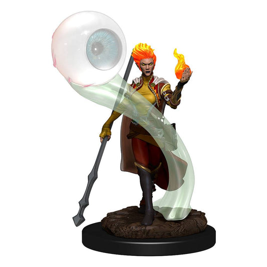 D&D Premium Mini's: Female Fire Genasi Wizard