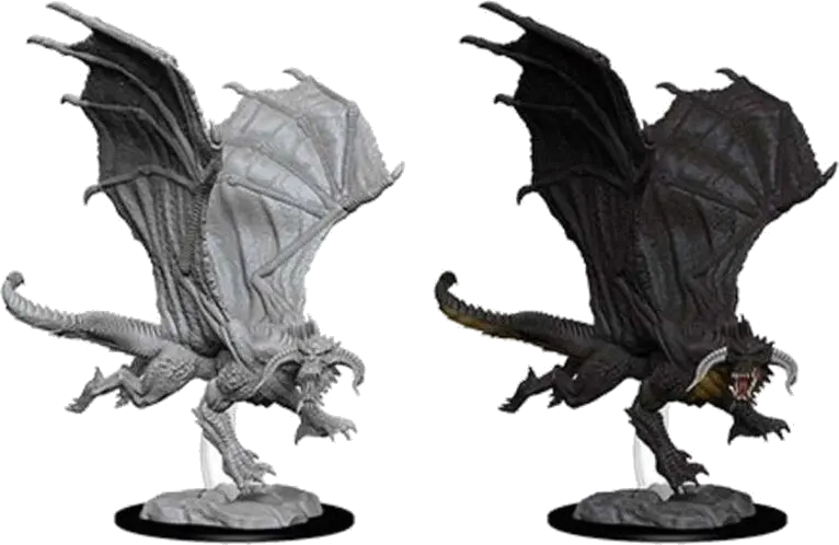 Wizkids D&D Nolzur's Young Black Dragon