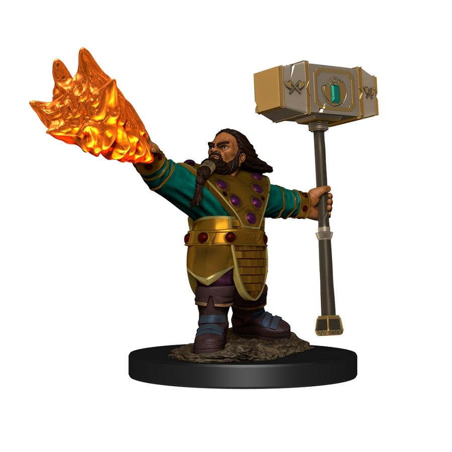 D&D Premium Mini's: Male Dwarf Cleric