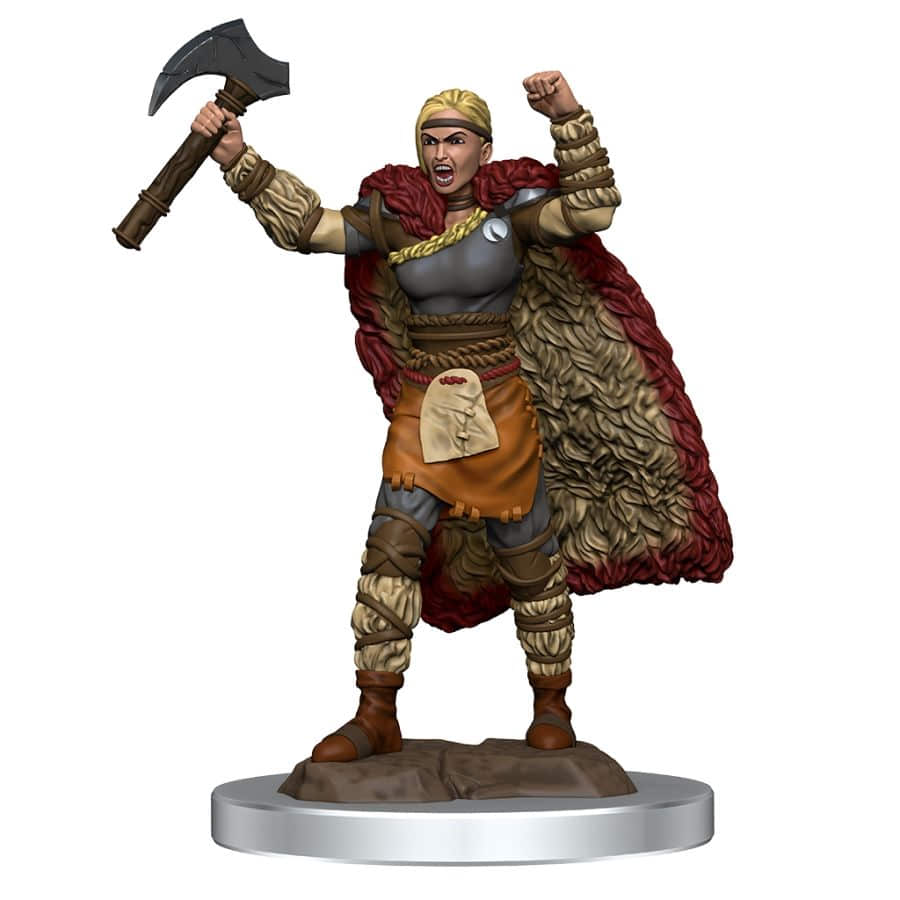 D&D Premium Mini: Wave 7 Female Human Barbarian