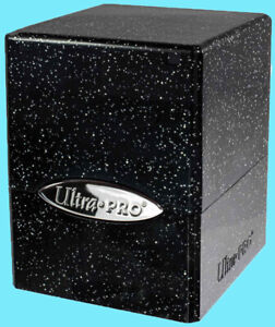 Satin Cube - Glitter Black