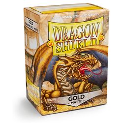 Dragon Shield - 100 Matte Gold
