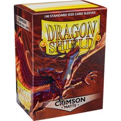 Dragon Shield - 100 Matte Crimson