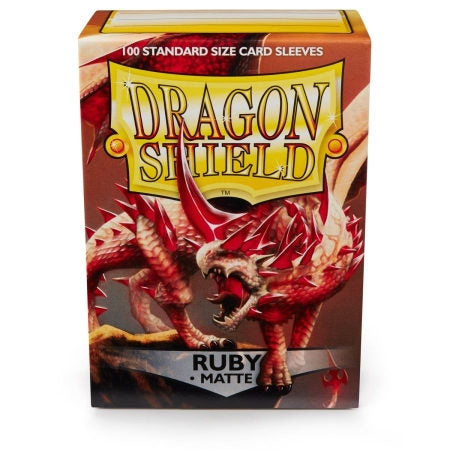 Dragon Shield - 100 Matte Ruby