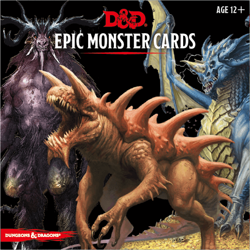 D&D Monster Cards Epic Monster Deck