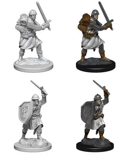 Wizkids Pathfinder Unpainted Minis Infantrymen