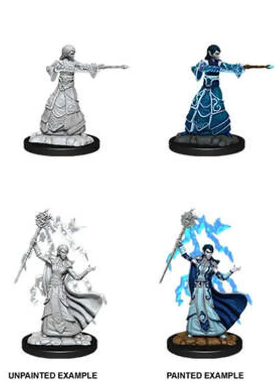 WizKids D&D Nolzurs Marvelous Unpainted Miniatures Female Elf Wizard