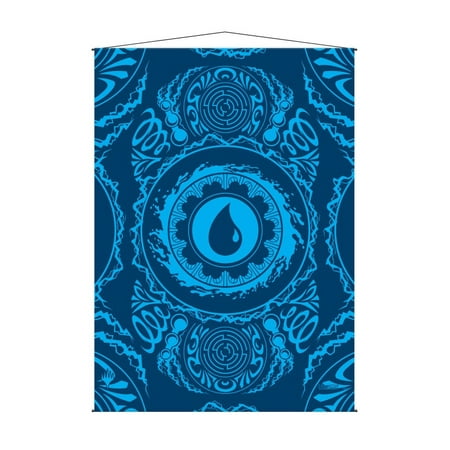 MTG Mana Wall Scroll Island