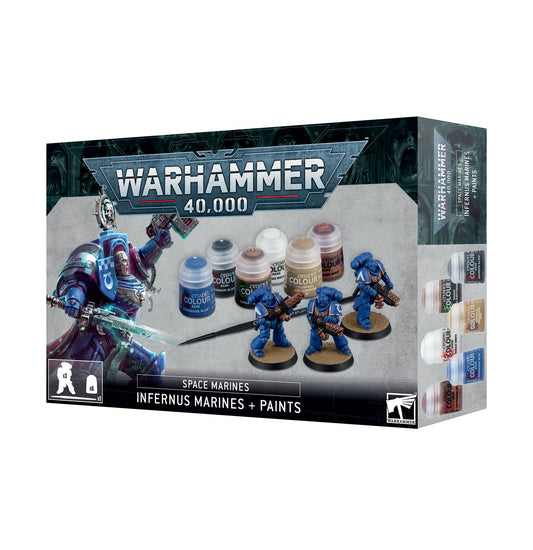 Space Marine Infernus Marines + Paint Set