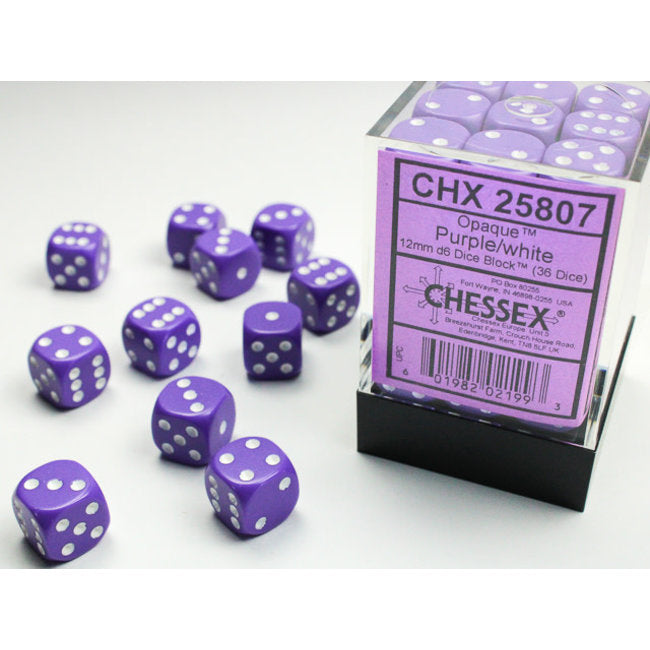 CHX 25807 OPAQUE PURPLE W/ WHITE