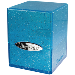 Satin Cube - Glitter Blue