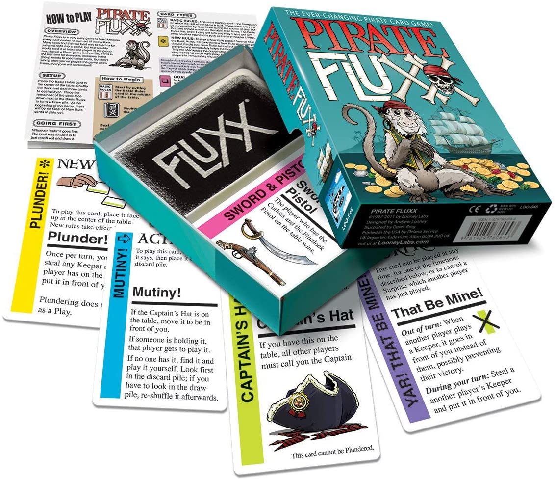 Pirate Fluxx Card Game