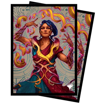 The Lost Caverns of Ixalan Saheeli, the Sunâ€™s Brilliance Sleeves 100
