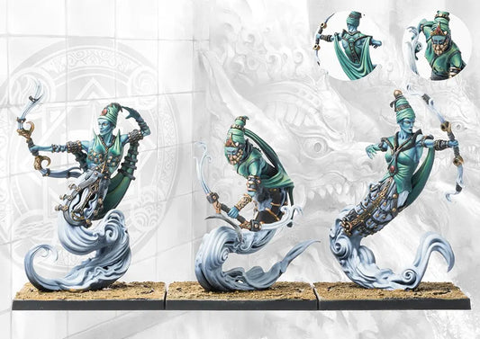 Sorcerer Kings: Windborn Djinn (with Bows)/Steelheart Djinn (with Polearms) (Dual Kit)
