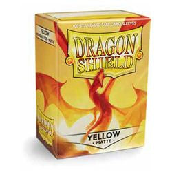 Dragon Shield - 100 Matte Yellow