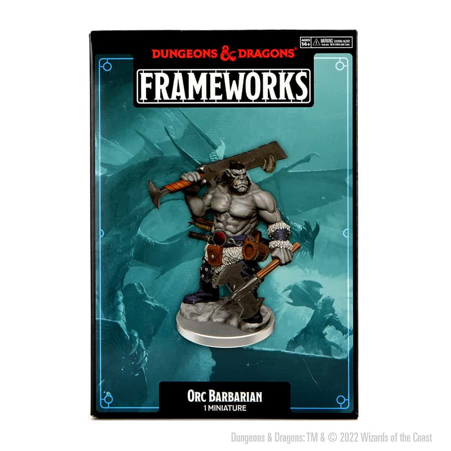 D&D Mini: Frameworks Orc Barbarian