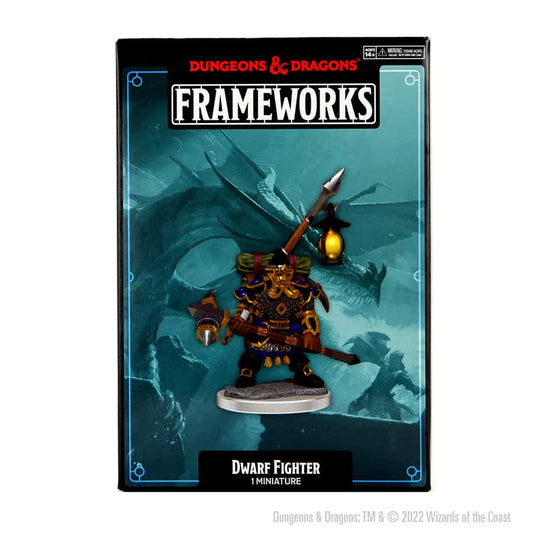 D&D Mini: Frameworks Dwarf Fighter